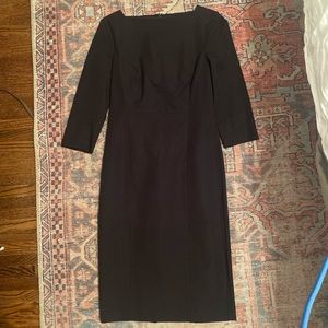Banana Republic professional/work midi dress in black. Size 6.